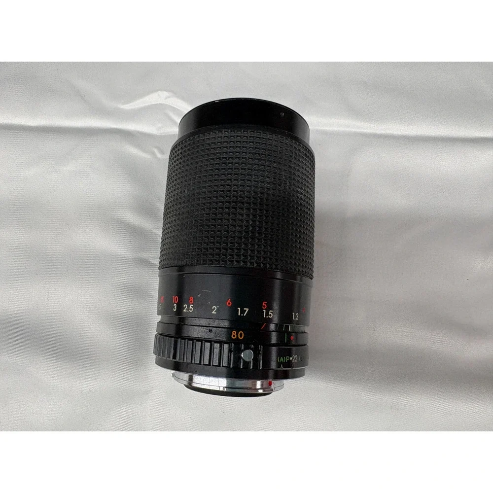 Sakar MC Auto Zoom 80–200mm F4–5.6 Telephoto Lens K Mount With Caps Untested